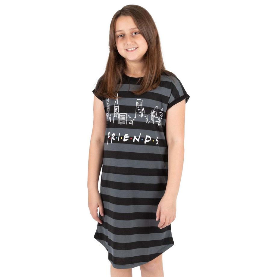 Friends Gestreiftes Nachthemd  
