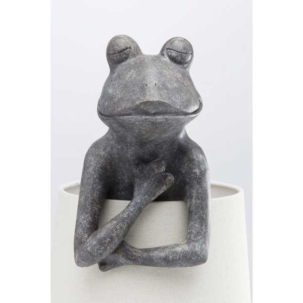 KARE Design Lampe à poser Animal Grenouille Gris  