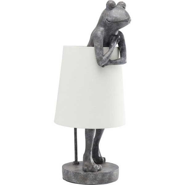 KARE Design Lampada da tavolo Animal Frog Grey  