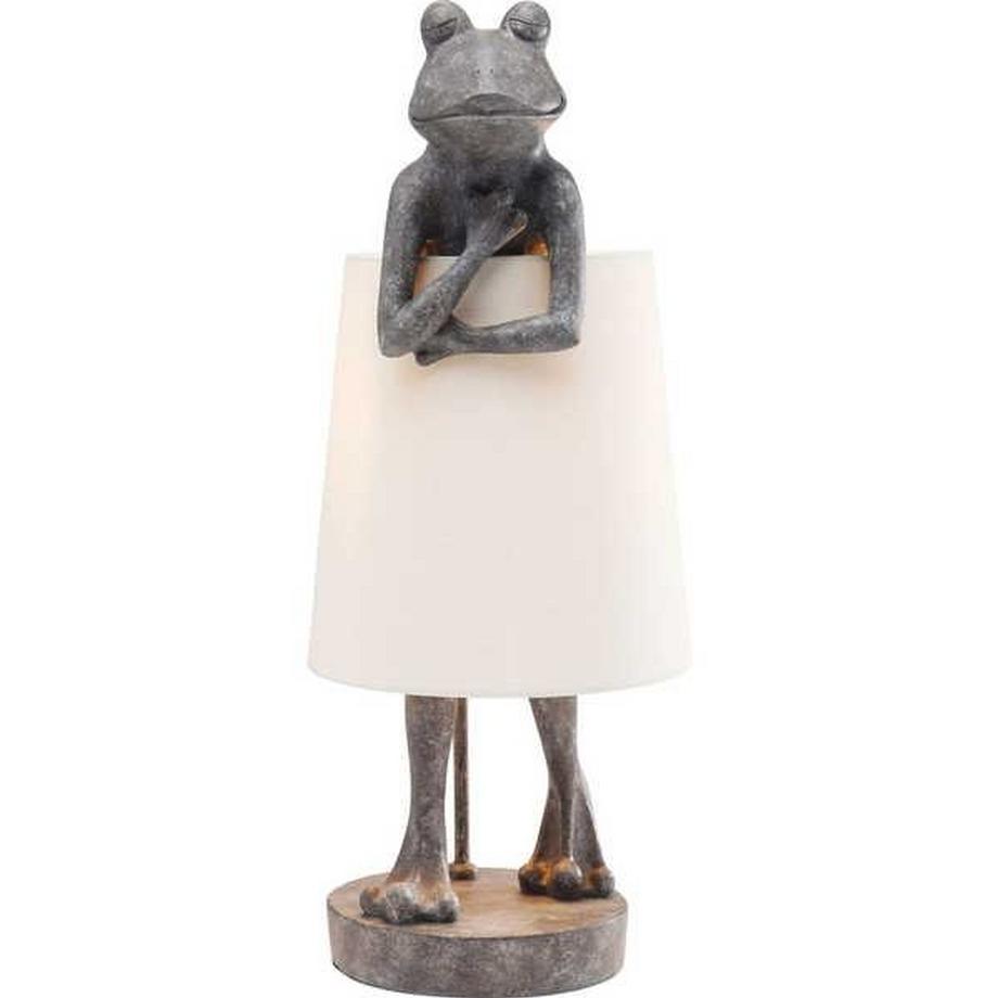 KARE Design Lampe à poser Animal Grenouille Gris  