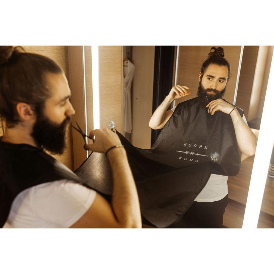 Groom and Grow  Barthaar Auffangtuch 