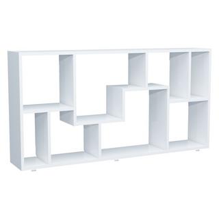 VCM Holz Standregal Bücherregal Medienregal Aufbewahrung Raumteiler Deko Regal Lanisa L  