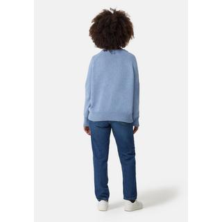 CASH-MERE.CH  Seide Kaschmir Oversize Style Rundhals Pullover 