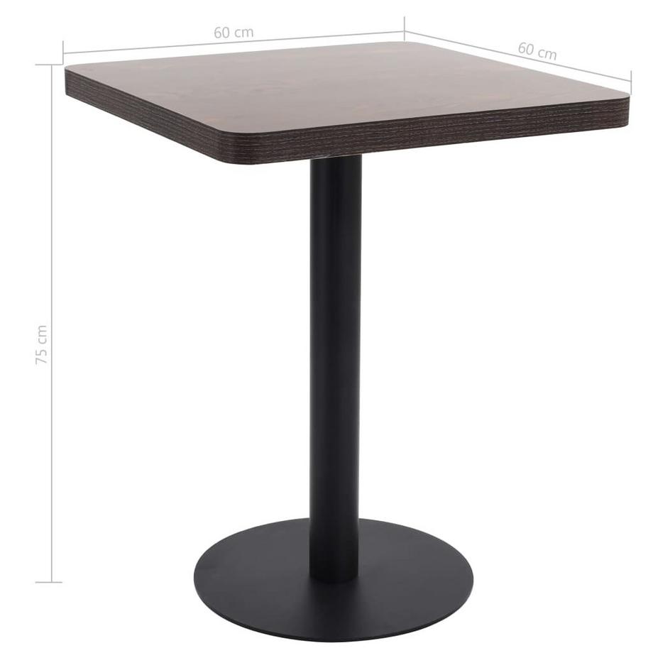 VidaXL Bistrotisch mdf  