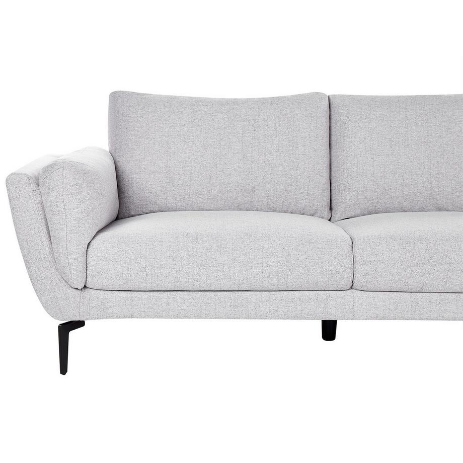 Beliani 3 Sitzer Sofa aus Stoff  KANSSELI  