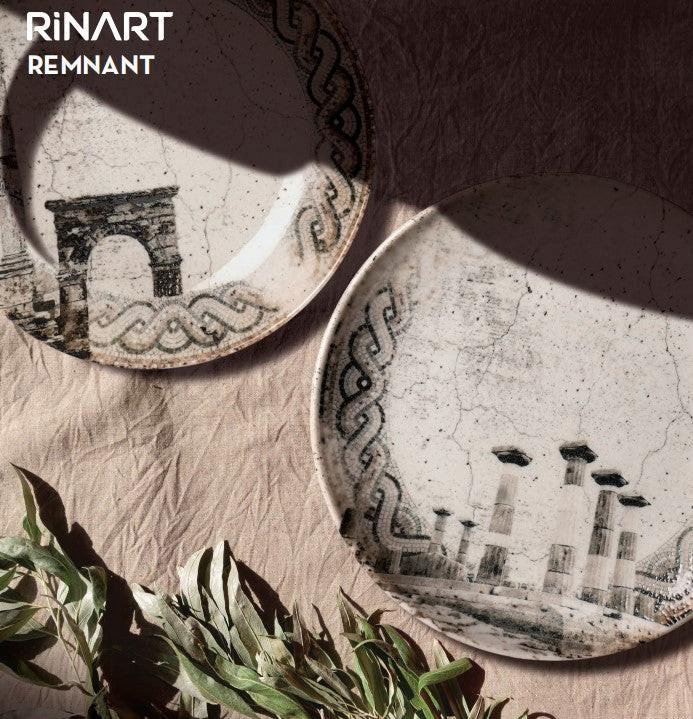 Rinart Assiette à dîner - Remnant -  Porcelaine - lot de 6  