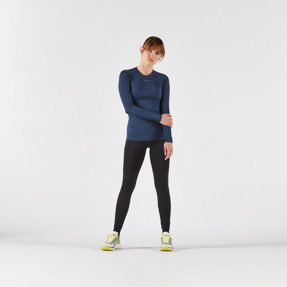 KIPRUN  T-shirt de running manches longues femme mérinos 