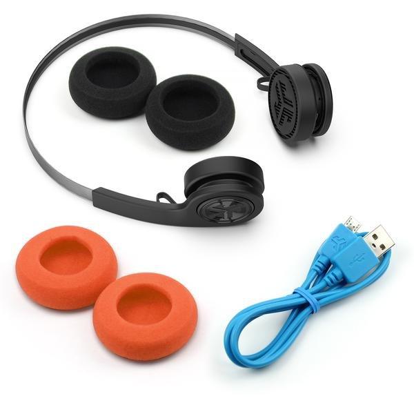 Jlab  JLab Rewind Wireless Retro Kopfhörer Verkabelt & Kabellos Kopfband Musik Mikro-USB Bluetooth Schwarz 