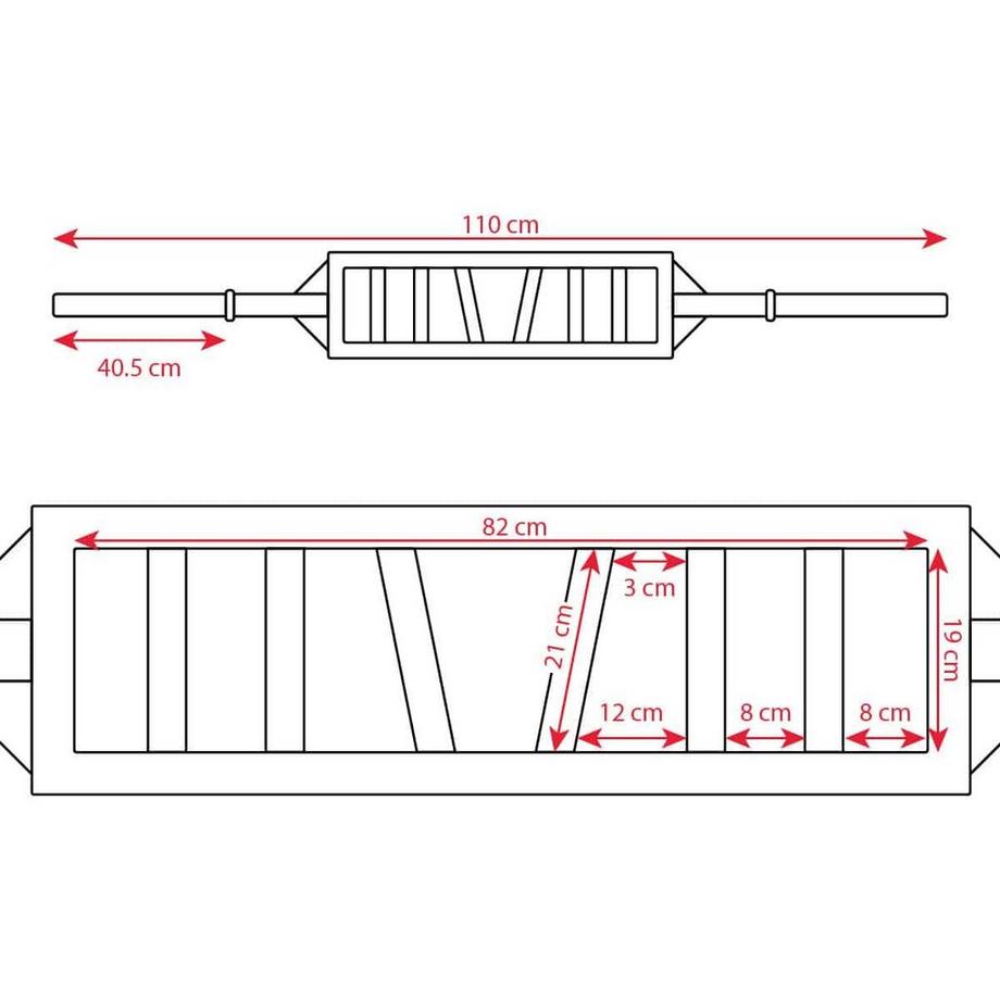 GladiatorFit  Barra Multi Grip 210cm Ø 50mm + 2 fermi a disco 