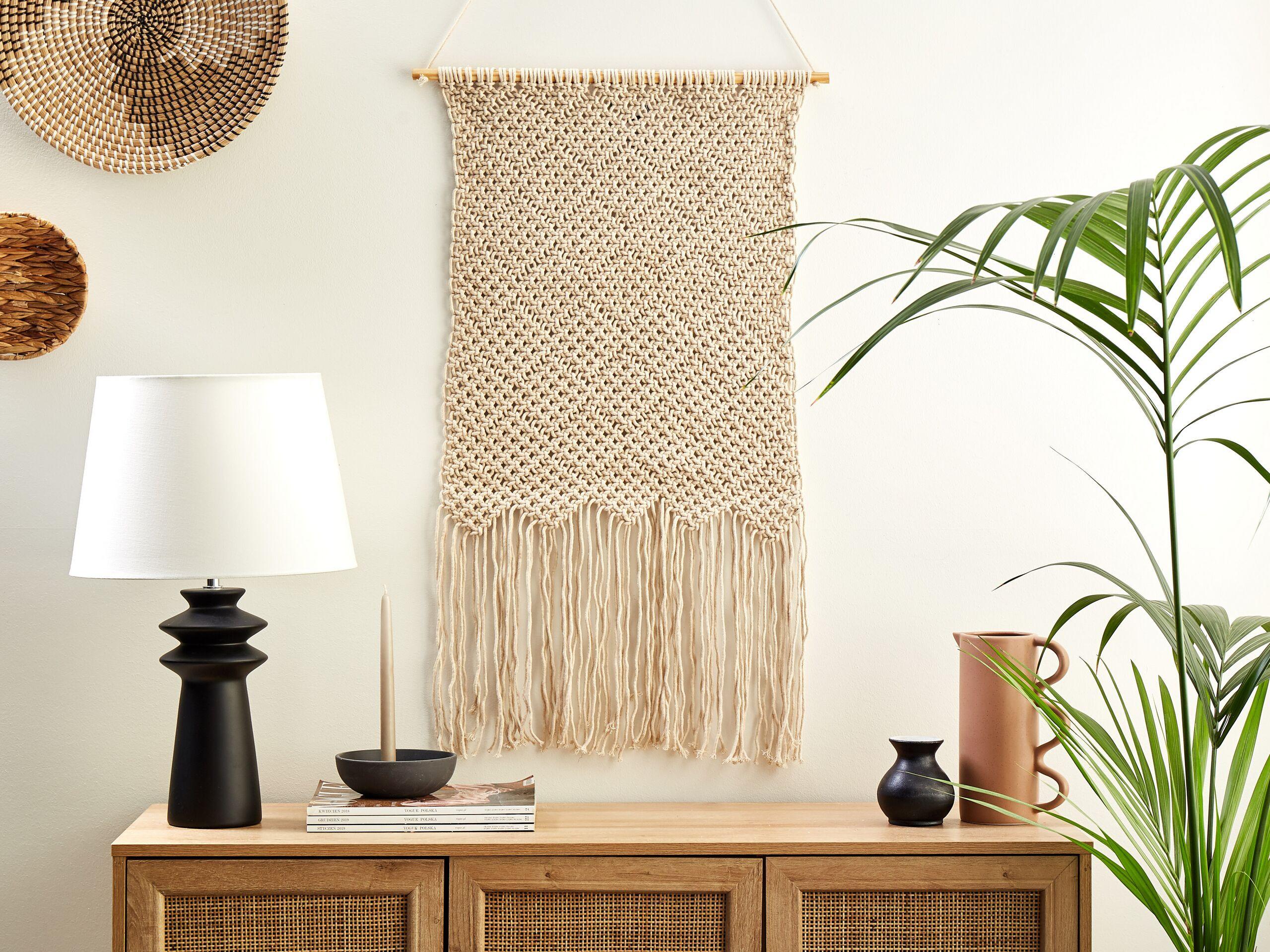 Beliani Decorazione da parete in tessuto en Cotone Boho OKARA  