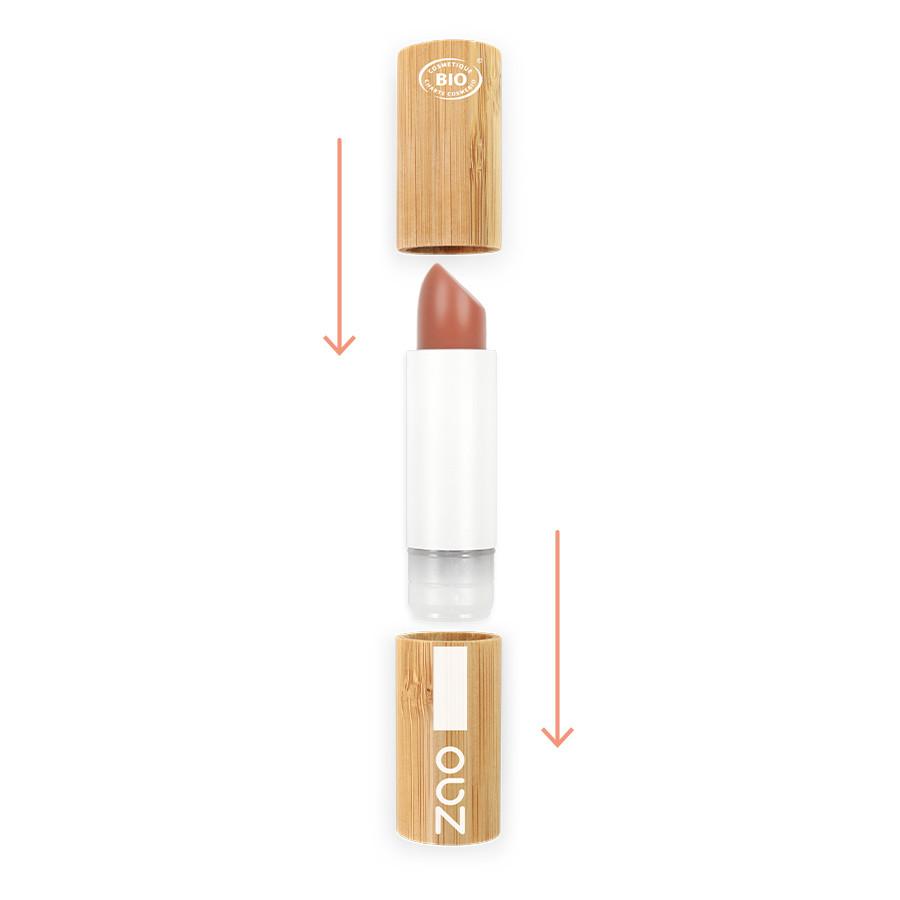 ZAO MAKEUP  Baume à Lèvres Color & Repulp - Certifié bio et vegan 