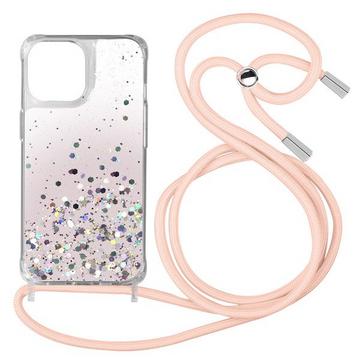 Coque iPhone 11 Paillettes Dégradé Rose