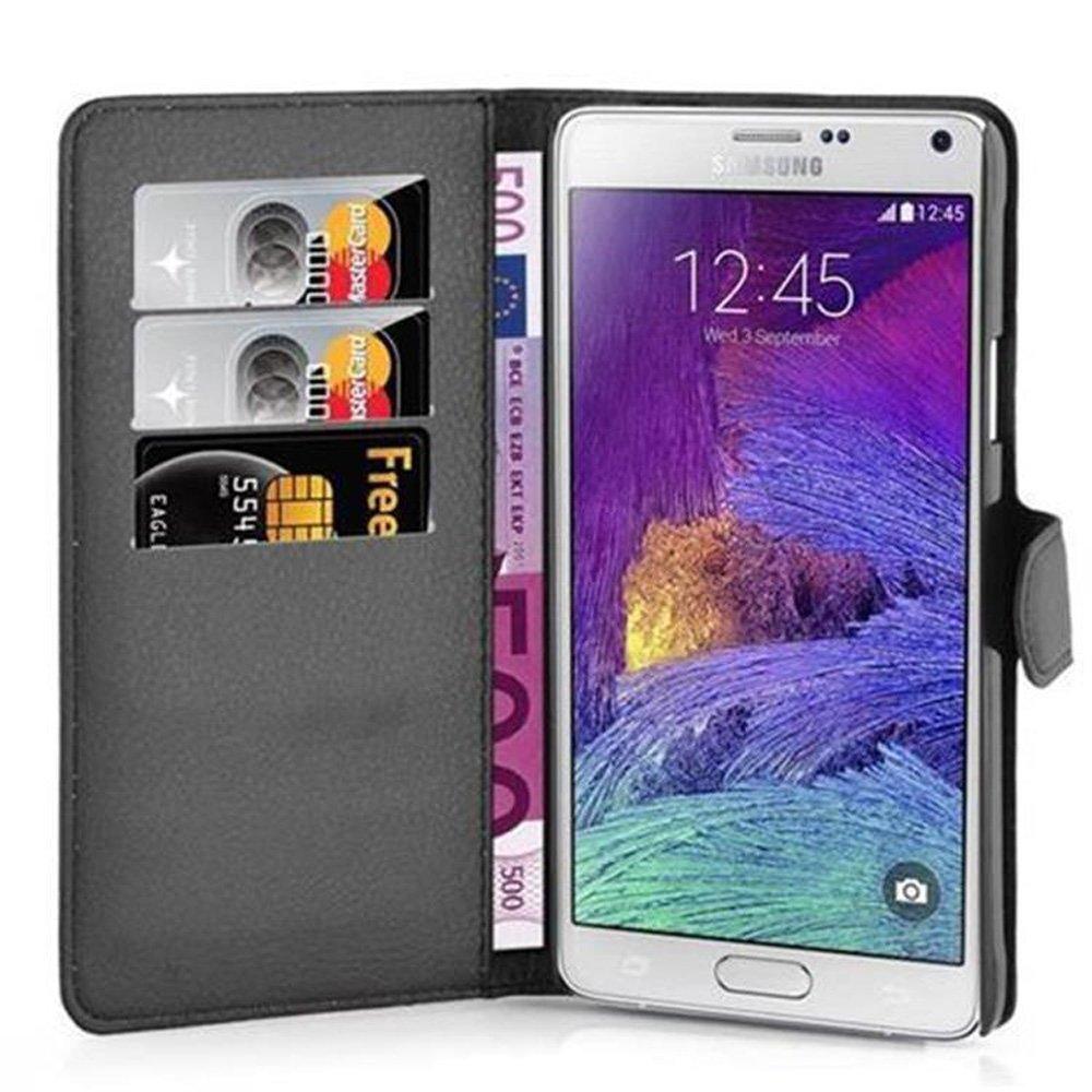 Cadorabo  Housse compatible avec Samsung Galaxy NOTE 4 - Coque de protection avec fermeture magnétique, fonction de support et compartiment pour carte 