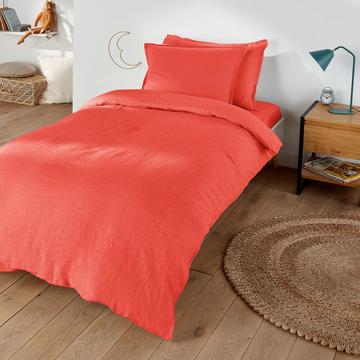 Housse de couette en lin lavé