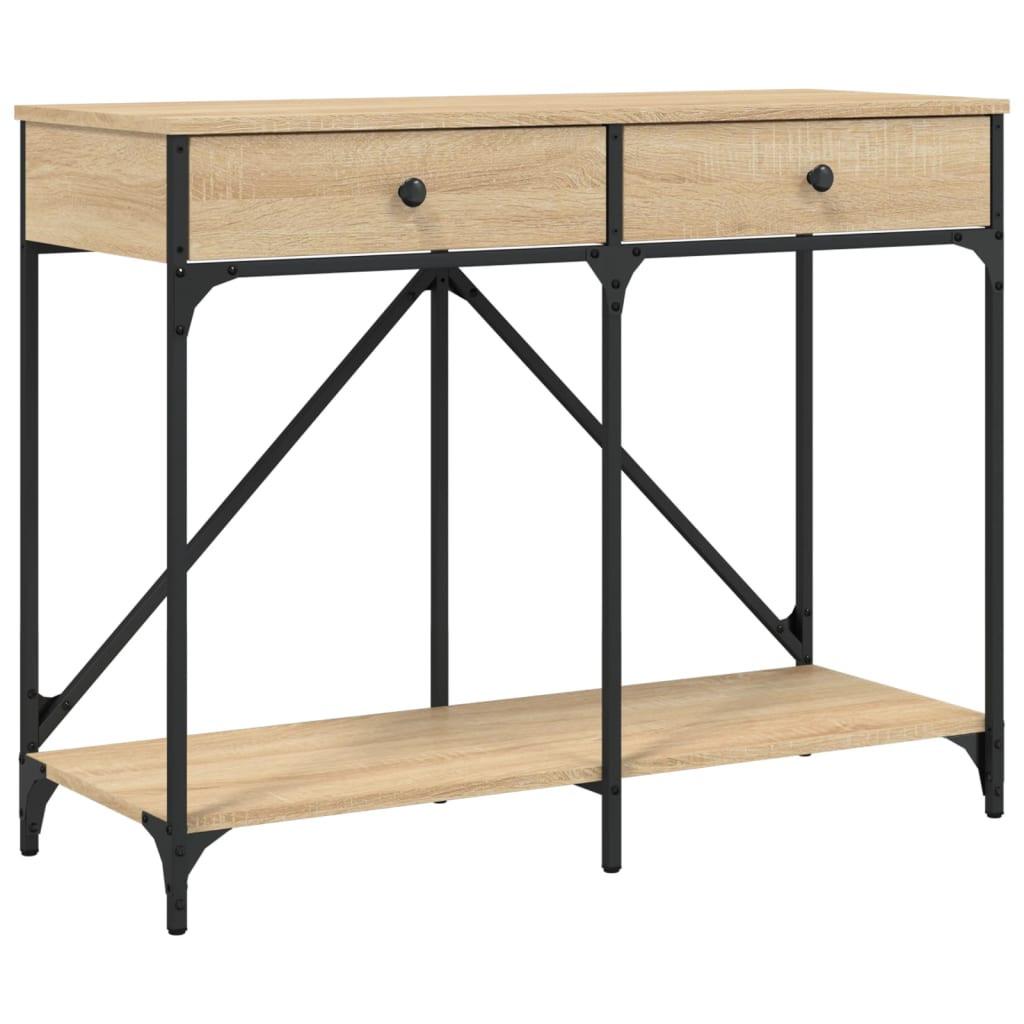 VidaXL Table console bois d'ingénierie  