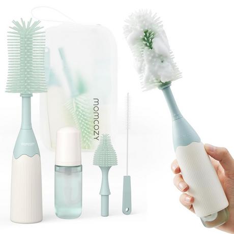 Momcozy  Kit brosse à biberon Push-Press 