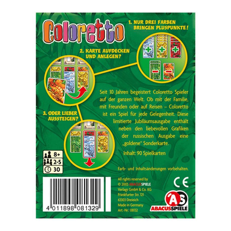 Abacus  Coloretto Jubiläumsausgabe 