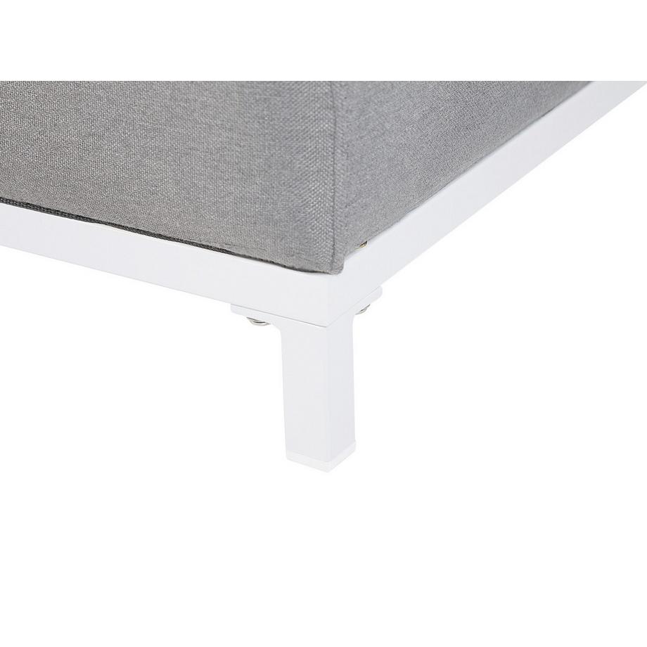 Beliani Ottoman en Tissu Industriel ROVIGO  