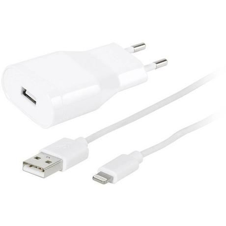 VIVANCO  USB Charger Set für Apple iPhone und iPad, 1.2m 