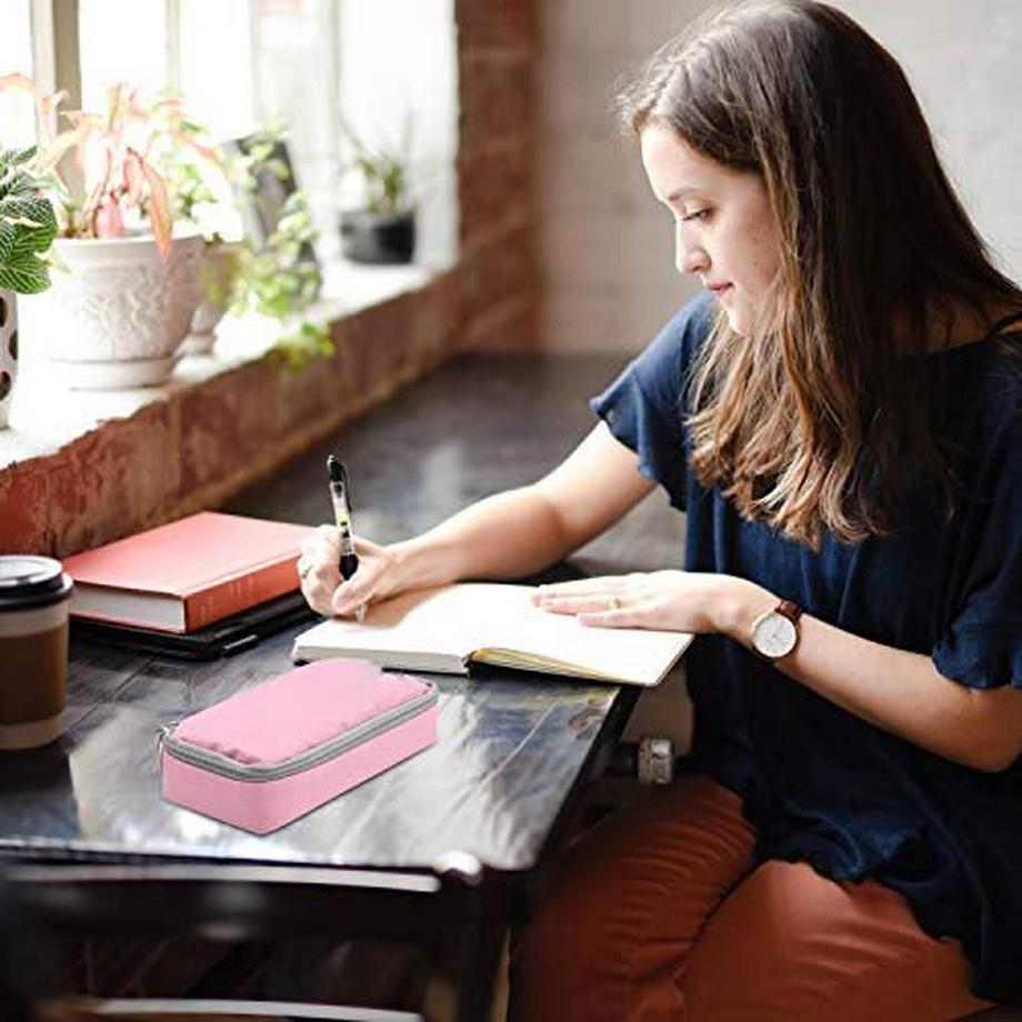 Only-bags.store Trousse à crayons avec fermeture éclair pour les étudiants à l'école au bureau  