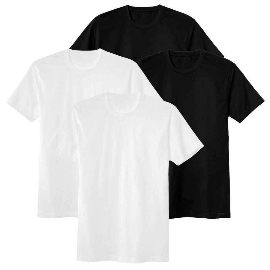 T-shirt  Pack de 4 Conforme à la silhouette-MEN T-Shirt 2PACK Natural Benefit 100% cotton