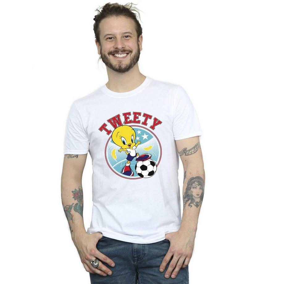 LOONEY TUNES Tweety Soccer T-Shirt Imprimé Graphique  