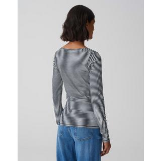 OPUS  Streifenshirt Somira stripe gerader Schnitt 