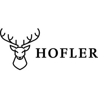 HOFLER  Gants en cuir de cerf pour hommes, noir 