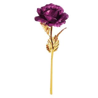eStore Rose Éternelle - Violette avec Tige Dorée  