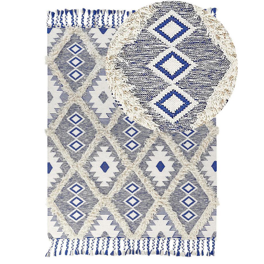 Beliani Teppich aus Baumwolle  MANAVGAT  