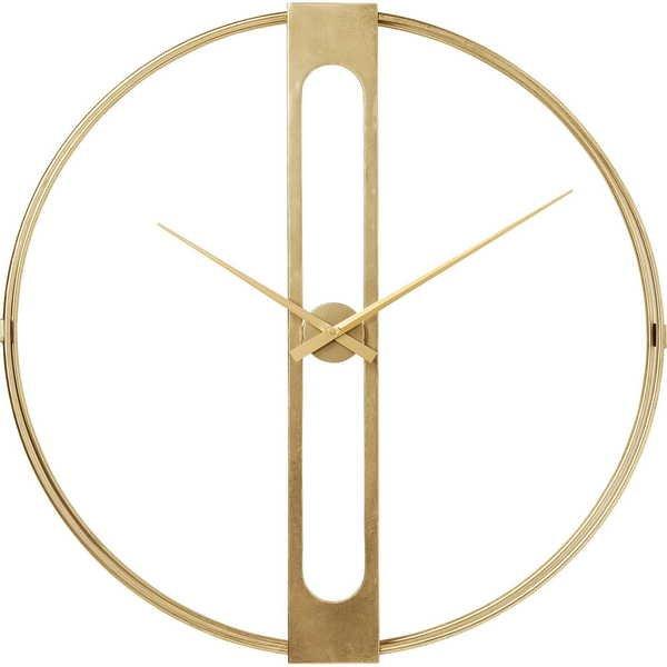 KARE Design Wanduhr Clip Gold Ø107cm  