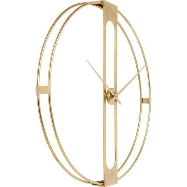 KARE Design Clip horloge murale doré Ø107cm  