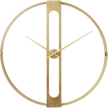 Wanduhr Clip Gold Ø107cm