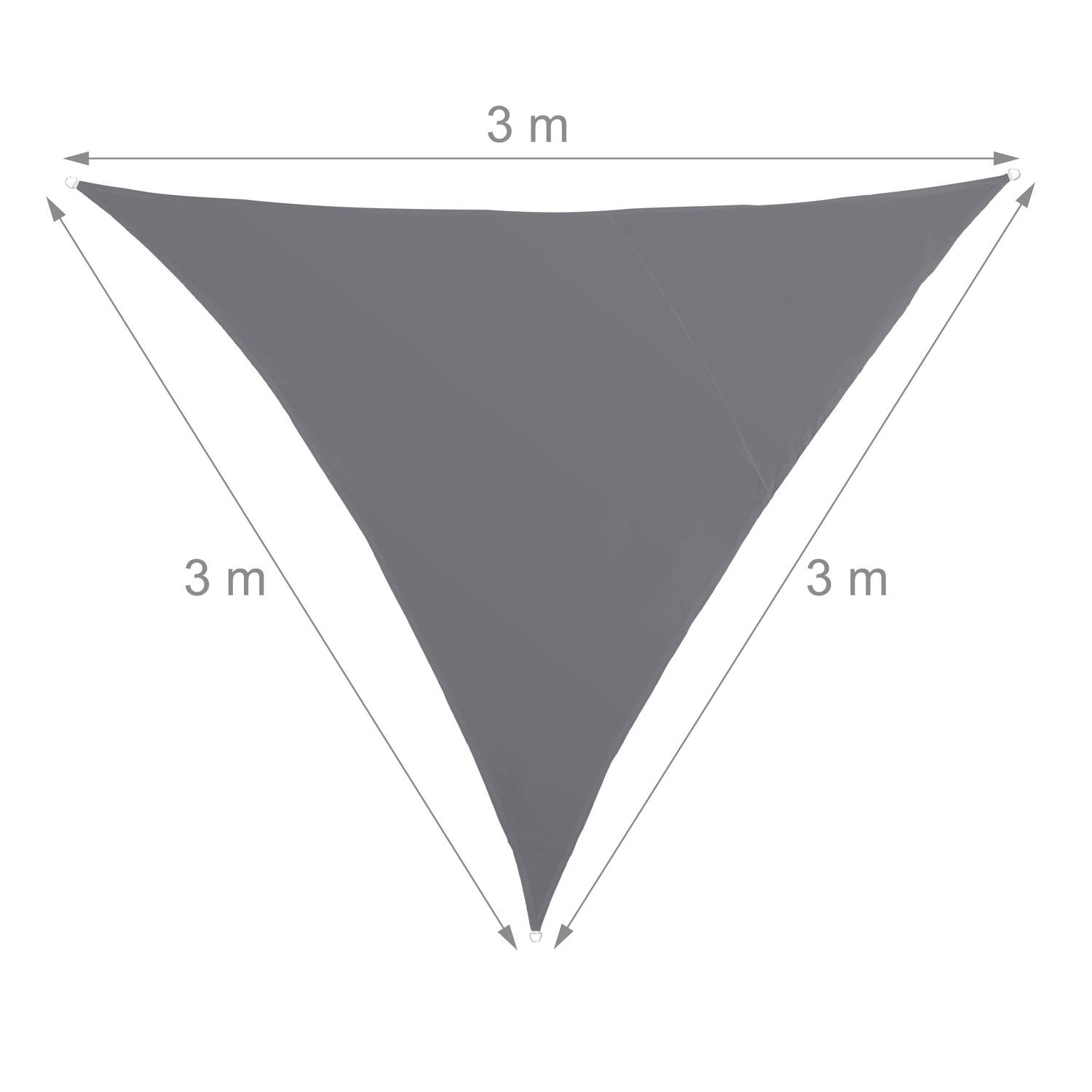 B2X Voile d'ombrage triangulaire gris  