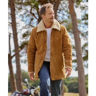 Joe Browns Cappotto in camoscio con fodera in agnello  