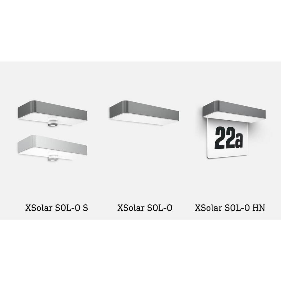 Steinel Applique murale solaire extérieure avec détecteur de mouvement sol-O S  