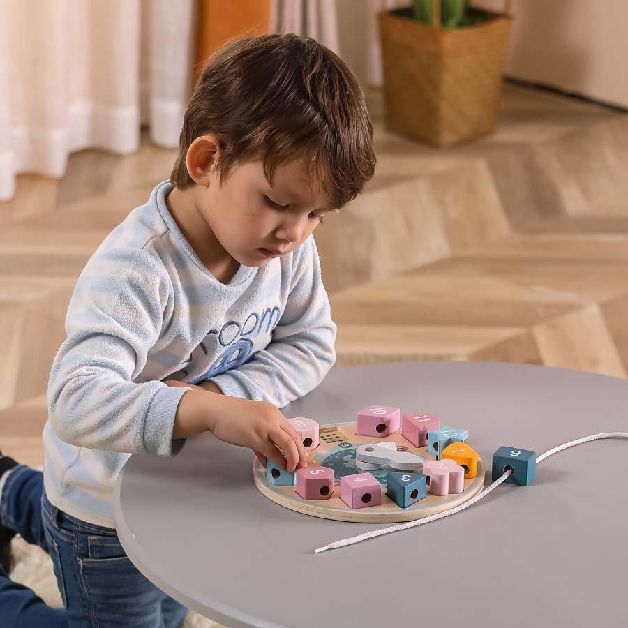 Activity-board  Trieur Waldorf en bois, Jouets en bois, Jouets éducatifs, Concept d'apprentissage du temps 