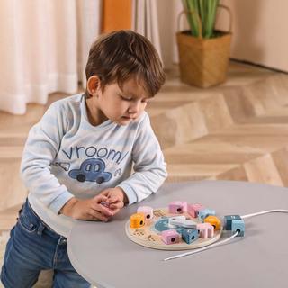 Activity-board  Trieur Waldorf en bois, Jouets en bois, Jouets éducatifs, Concept d'apprentissage du temps 