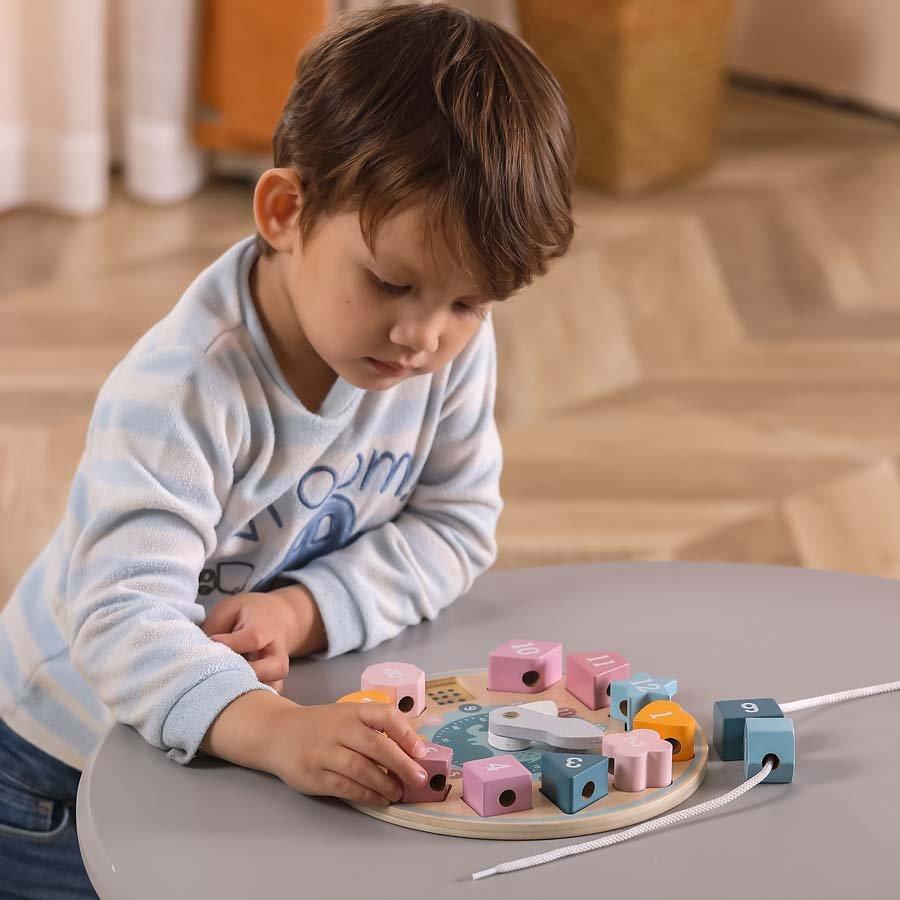 Activity-board  Trieur Waldorf en bois, Jouets en bois, Jouets éducatifs, Concept d'apprentissage du temps 