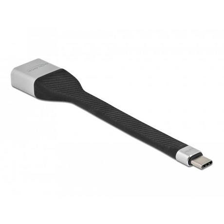 DeLock  DeLOCK Cavo FPC a nastro piatto USB Type-C per DisplayPort (DP Alt Mode) 4K 60 Hz da 14 cm 