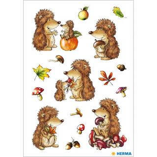 HERMA  HERMA Sticker Igel 3 Blatt / 48 Sticker 