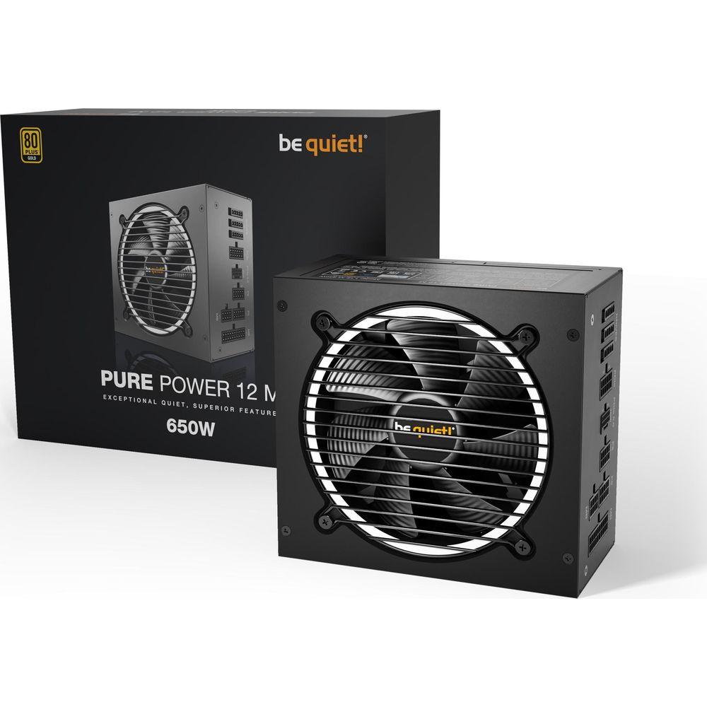 BE QUIET!  Pure Power 12 M alimentatore per computer 650 W 20+4 pin ATX ATX Nero 