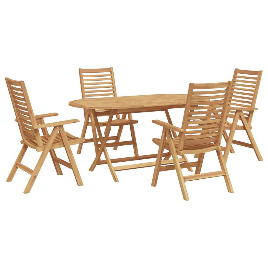 Set da Pranzo per Giardino Legno massello di teak