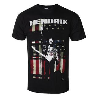 Jimi Hendrix T-Shirt Imprimé Graphique Drapeau Américain  