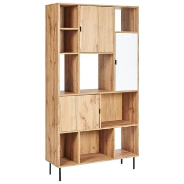 Regal mit 5 Ebenen aus Faserplatte Skandinavisch AMOS