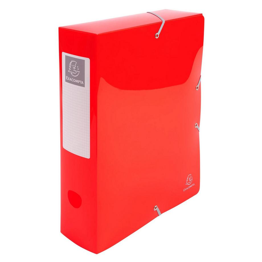 Exacompta Boite de classement en polyproppylène dos 80mm Iderama PP - A4 - x 6  