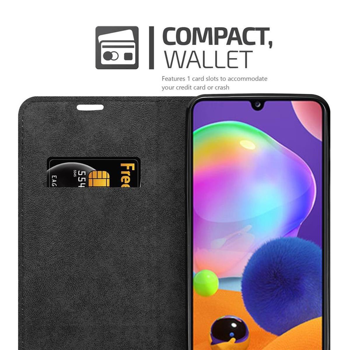 Cadorabo  Housse compatible avec Samsung Galaxy A31 - Coque de protection avec fermeture magnétique, fonction de support et compartiment pour carte 