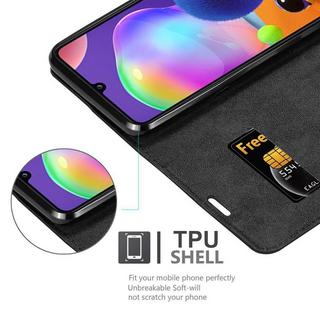 Cadorabo  Housse compatible avec Samsung Galaxy A31 - Coque de protection avec fermeture magnétique, fonction de support et compartiment pour carte 