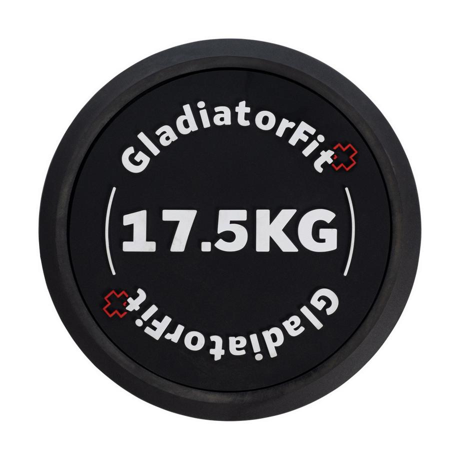 GladiatorFit  Haltère rond en caoutchouc GladiatorFit 