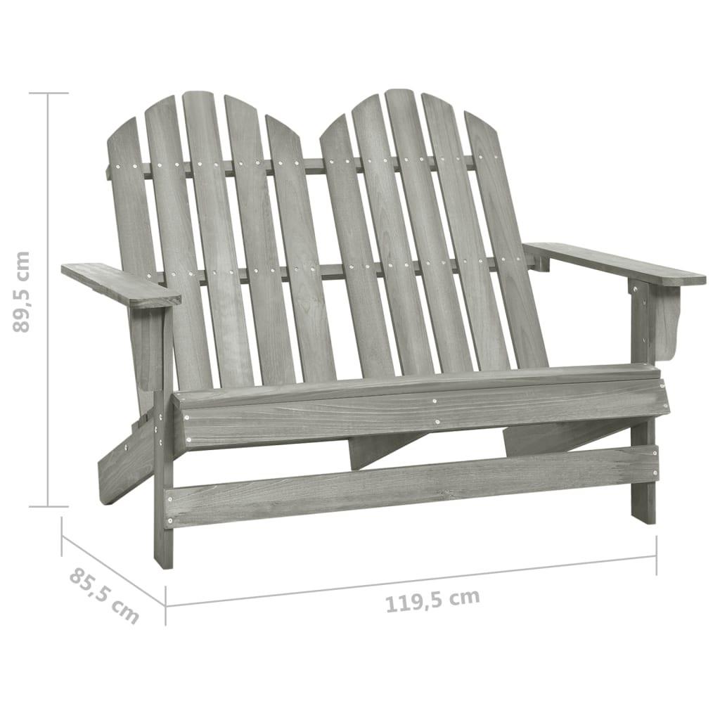 VidaXL Chaise de jardin bois  